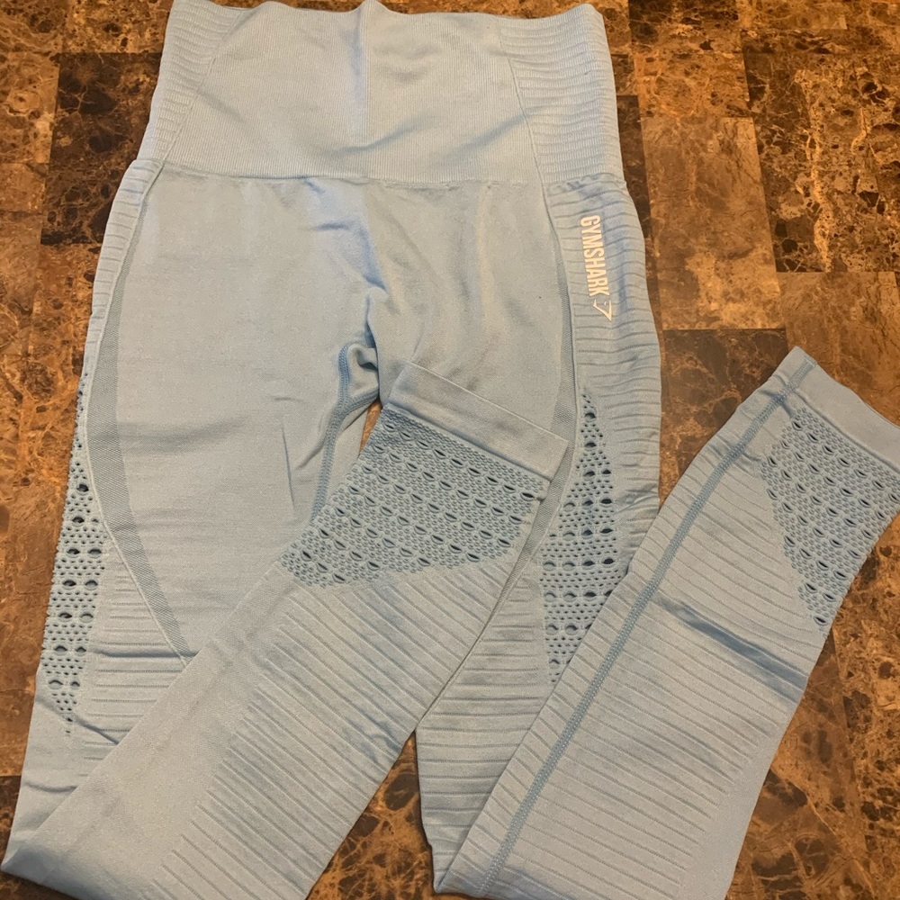 SKY BLUE GYMSHARK LEGGINGS